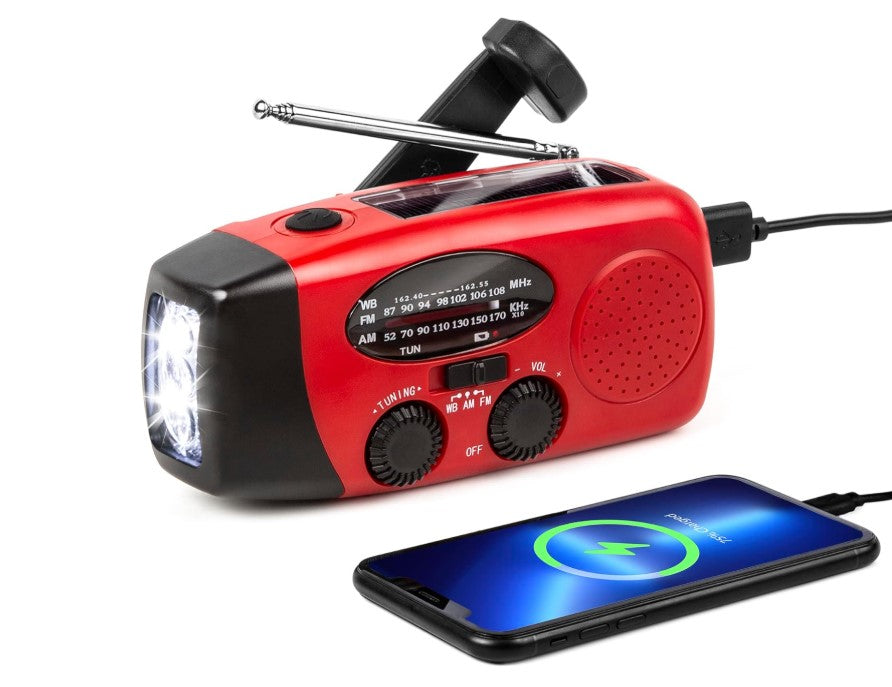 Noodradio met Powerbank & Zaklamp