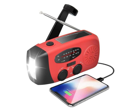 Noodradio met Powerbank & Zaklamp
