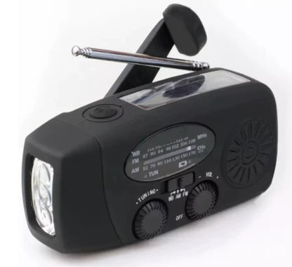 Noodradio met Powerbank & Zaklamp